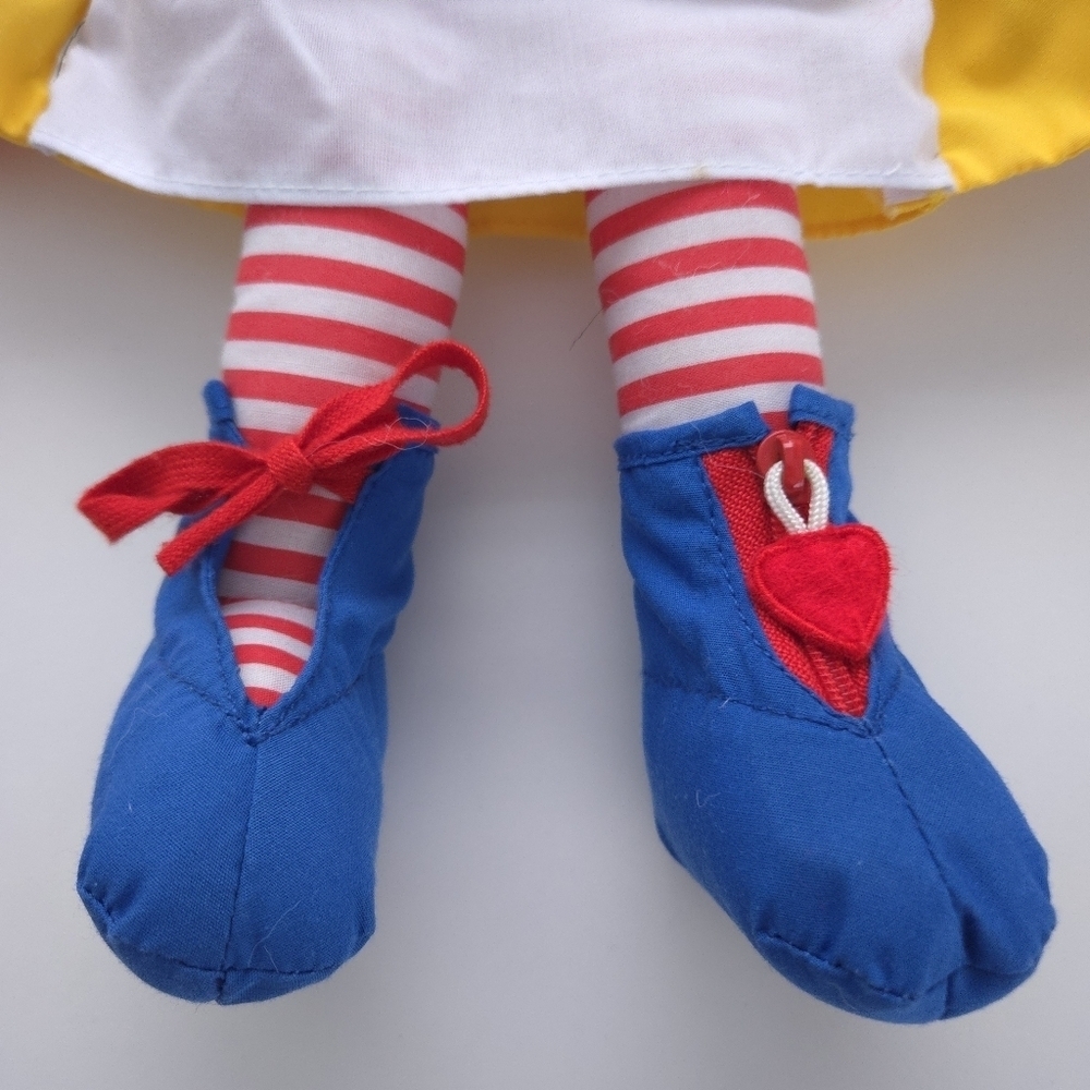 Vintage Playskool Raggedy Ann Dress Me Plush Doll 1991 - Picture 7 of 11